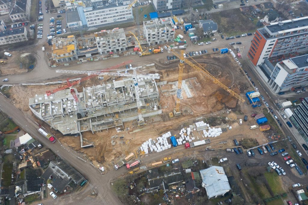 K17 (Kernavės g. 15, 17) - Multi apartment - construction photos