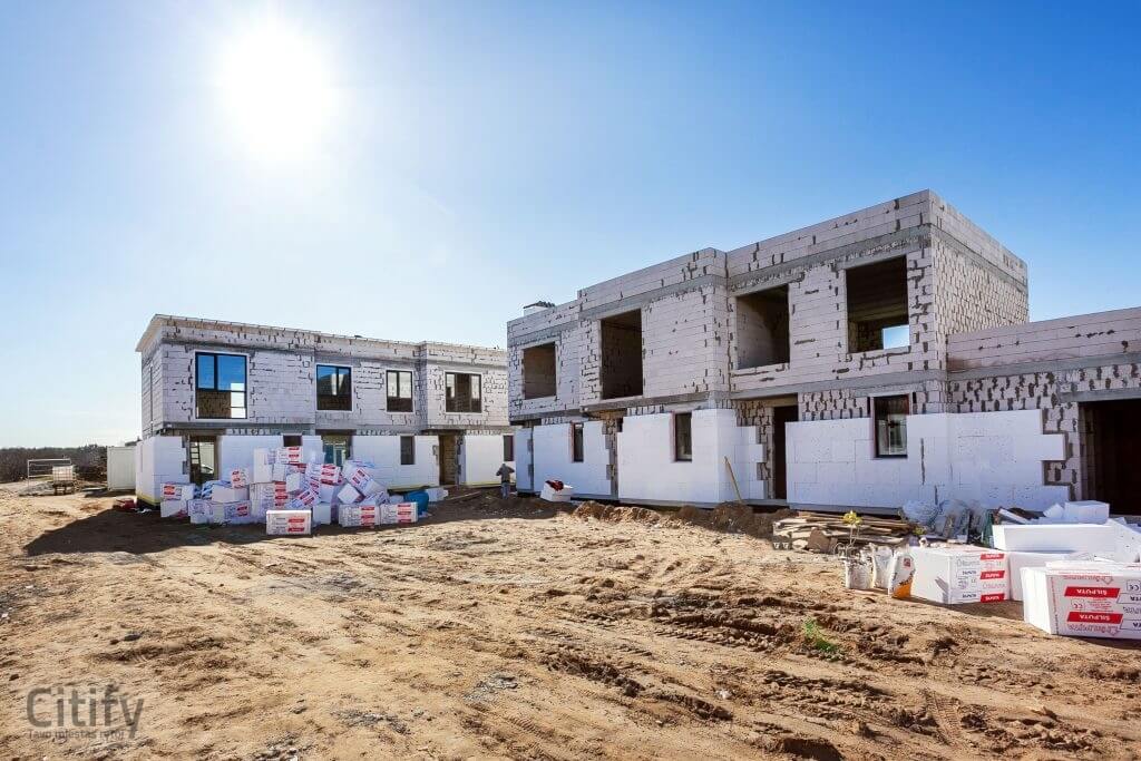 "Architekto" (Bitėnų g. 3F) - Row housing - construction photos