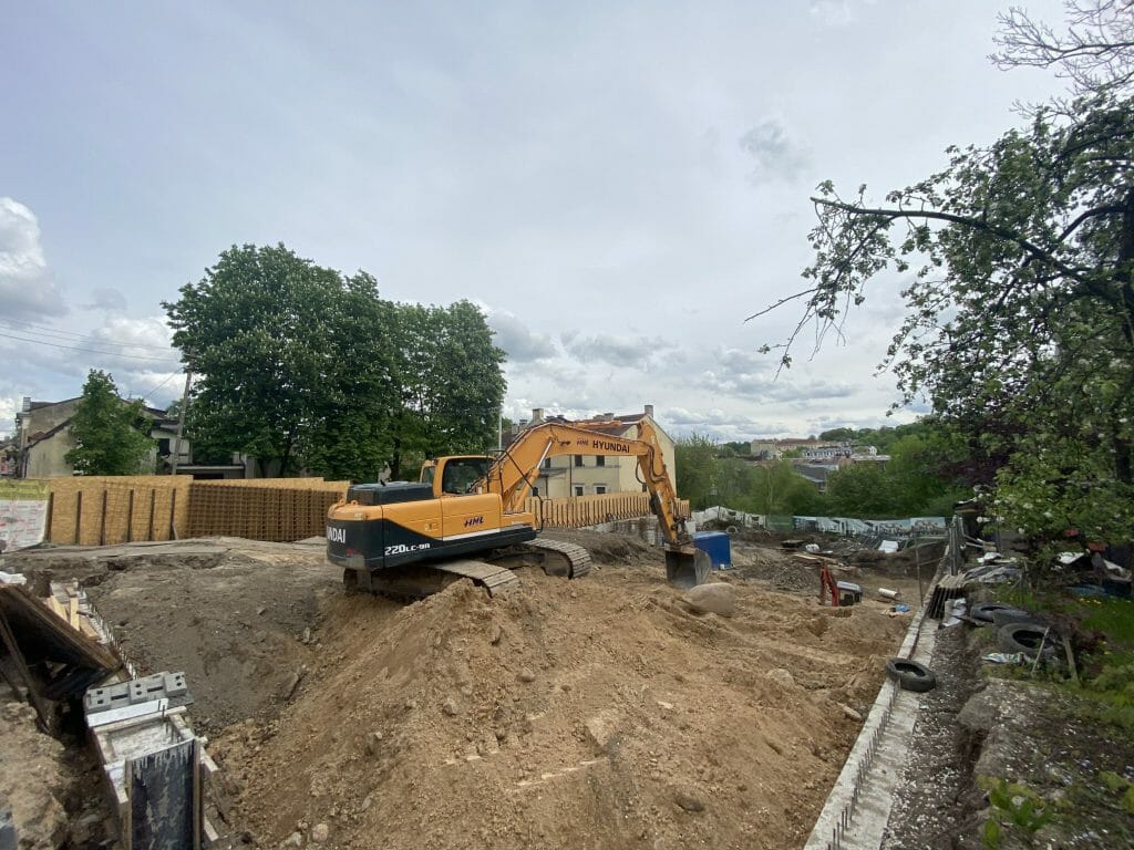 Užupio ložės (Polocko g. 7A) - Multi apartment - construction photos