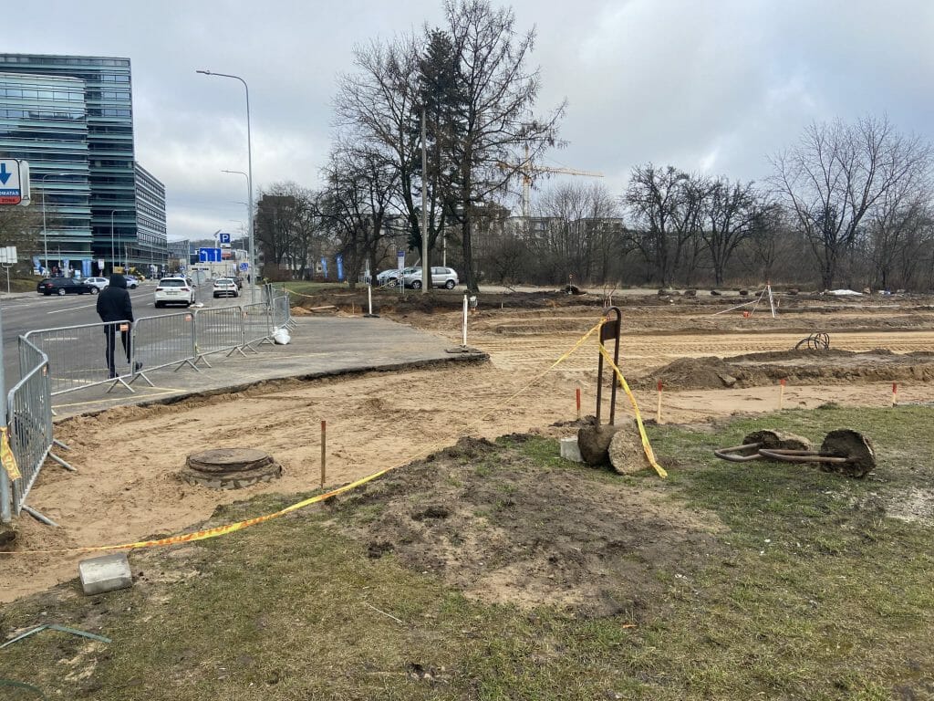 Kernavės g. (Kernavės g.) - Bike path, Street - construction photos