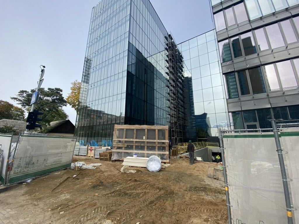 Lvivo (Lvivo g. 37) - Office center - construction photos