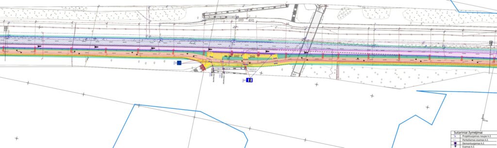 T. Narbuto g. dviračių takas ir viešojo transporto juosta (T. Narbuto g.) - Bike path - visualization