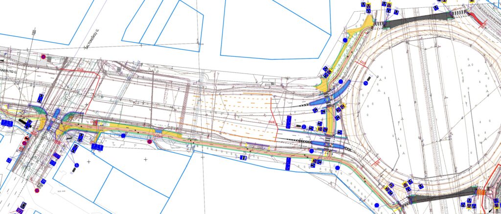 T. Narbuto g. dviračių takas ir viešojo transporto juosta (T. Narbuto g.) - Bike path - visualization