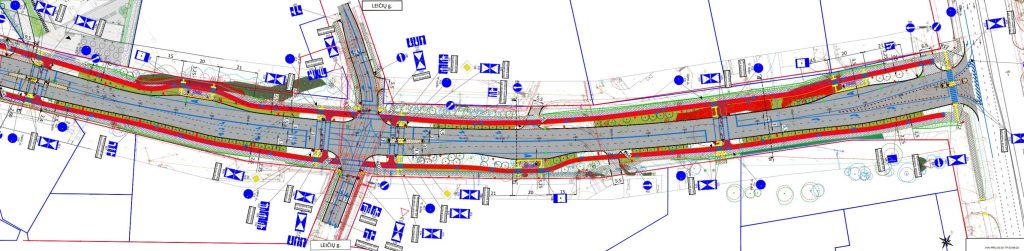 Pavilnionių g. (Pavilnionių g.) - Bike path, Street - visualization
