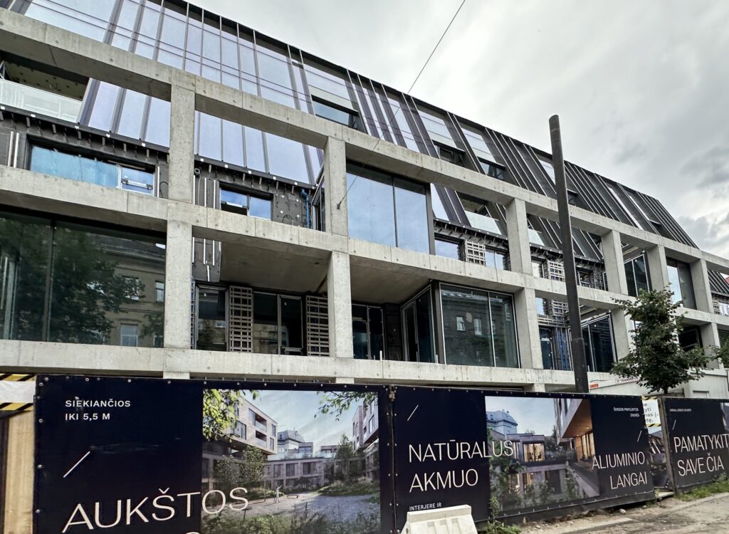 Algirdo 3 (Algirdo g. 3) - Multi apartment - construction photos