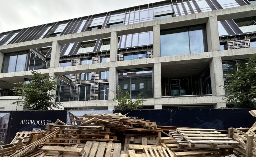 Algirdo 3 (Algirdo g. 3) - Multi apartment - construction photos