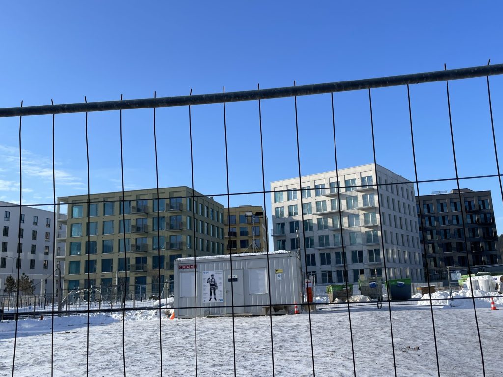 Naujasis Skansenas 6 etapas (Horizonto, Šiaurės, Saulynės, Vakario) (Linkmenų g. 13) - Multi apartment - construction photos