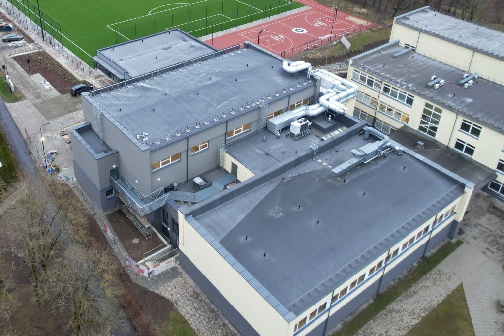 Žirmūnų gimnazijos baseino rekonstrukcija (Žirmūnų g. 37) - Pool - construction photos