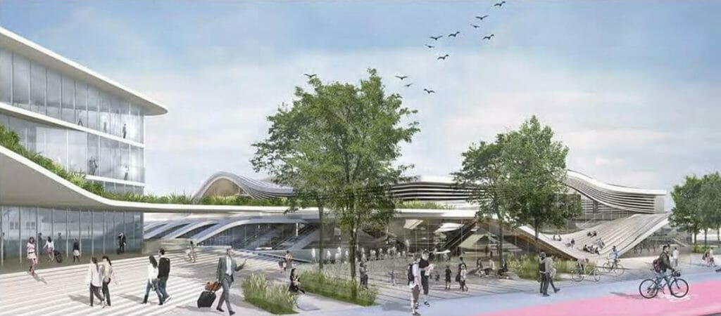 Vilnius Connect I (Geležinkelio g.) - Train station - visualization