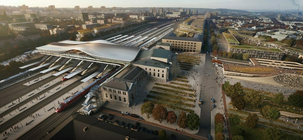 Vilnius Connect I (Geležinkelio g.) - Train station - visualization