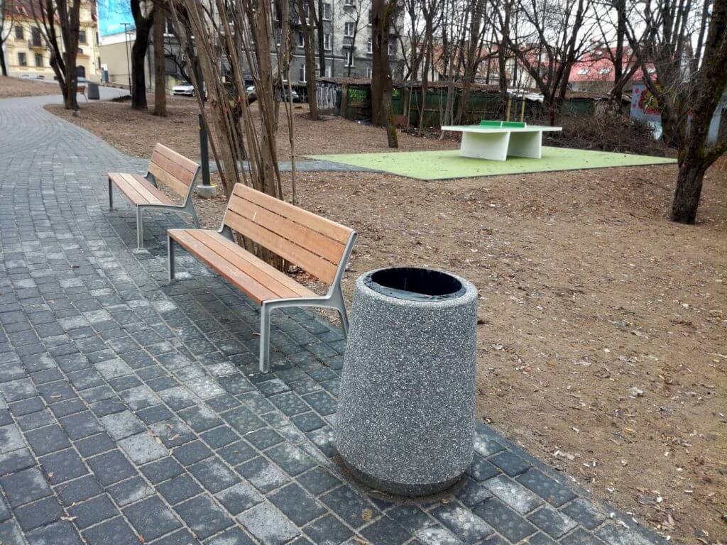 Basanavičiaus g. skveras (Basanavičiaus g.) - Väljak - ehituse fotod