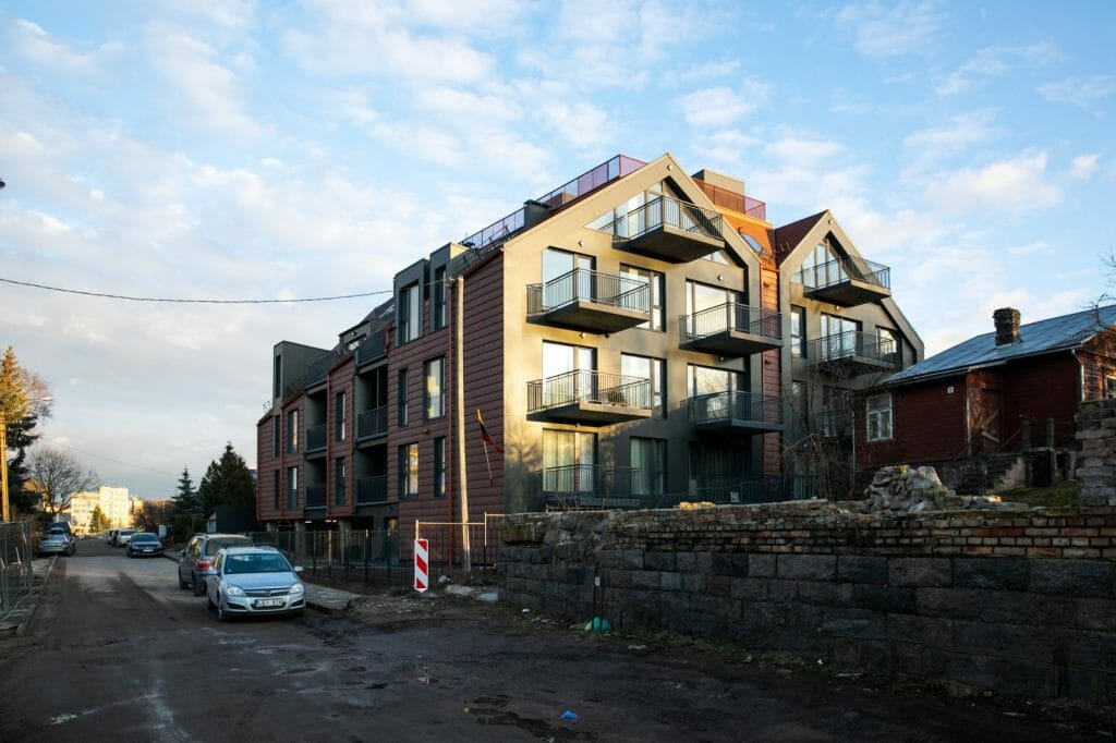 Aukštupis (Krivūlės g. 9) - Multi apartment - construction photos
