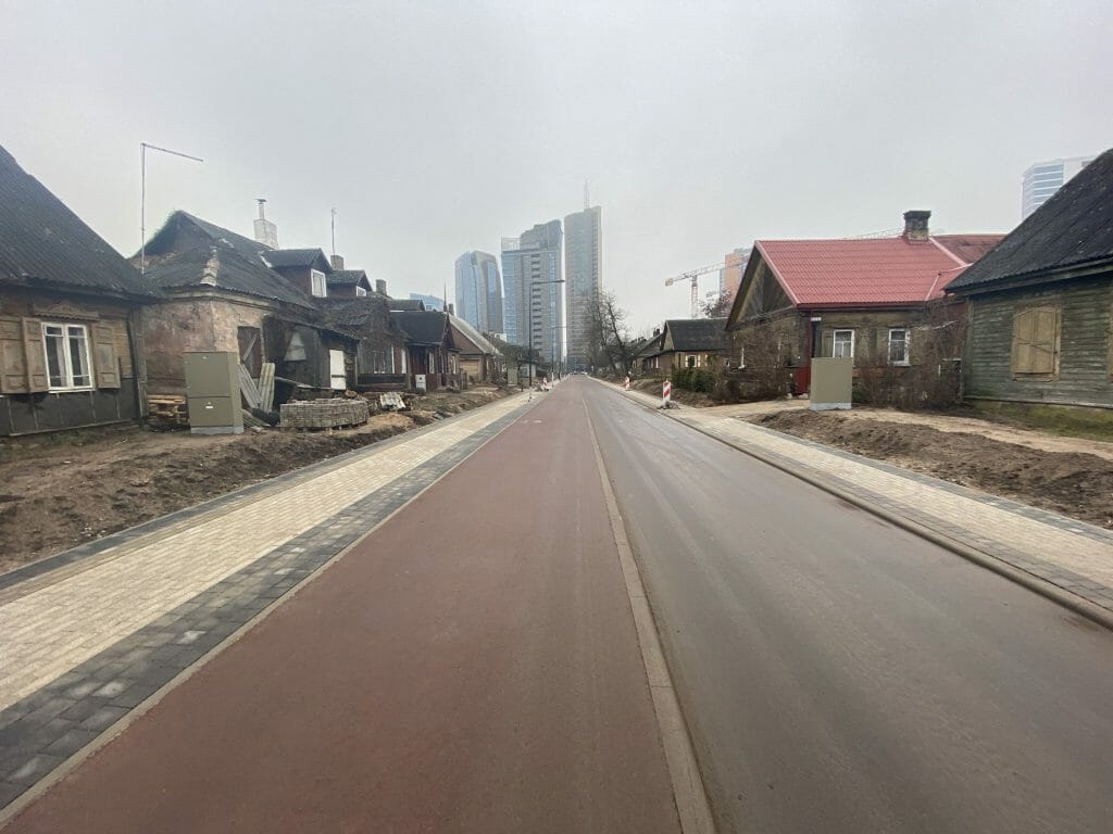 Giedraičių ir S. Fino g. (Giedraičių g.) - Bike path, Street - construction photos