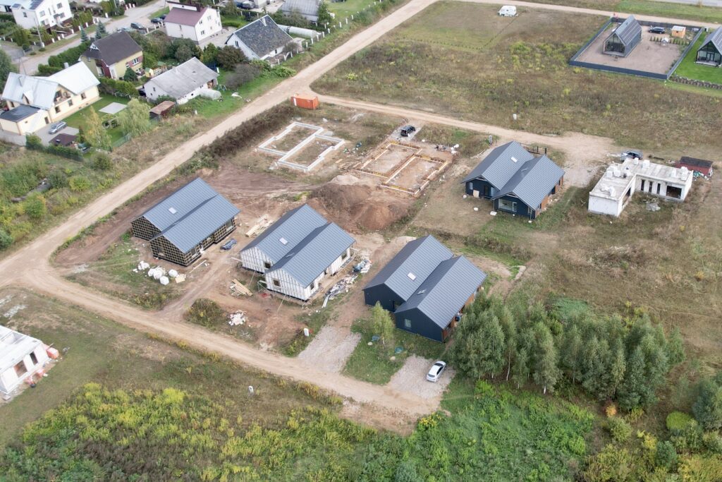 Fabriko g. namai (Fabriko g. 37, 37B, 37E, 37F, 37G,) - Row housing - construction photos