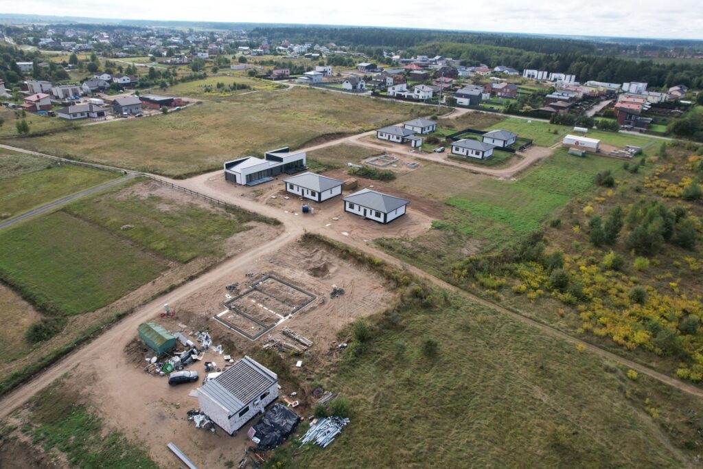 Liepų valdos (Liepų al.) - Land plots - construction photos