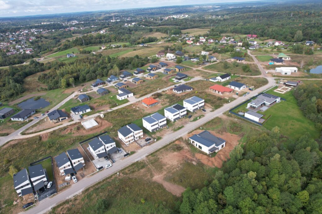 Užutrakio g. 34, 36, 38 (Užutrakio g. 34, 36, 38) - Row housing - construction photos