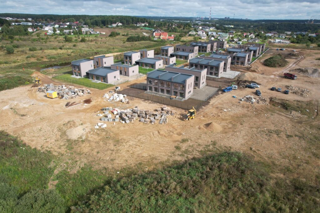 Marianos Veriovkinos g. namai (Marianos Veriovkinos g. 2, 4, 6, 8, 10, 12, 14, 16) - Row housing - construction photos