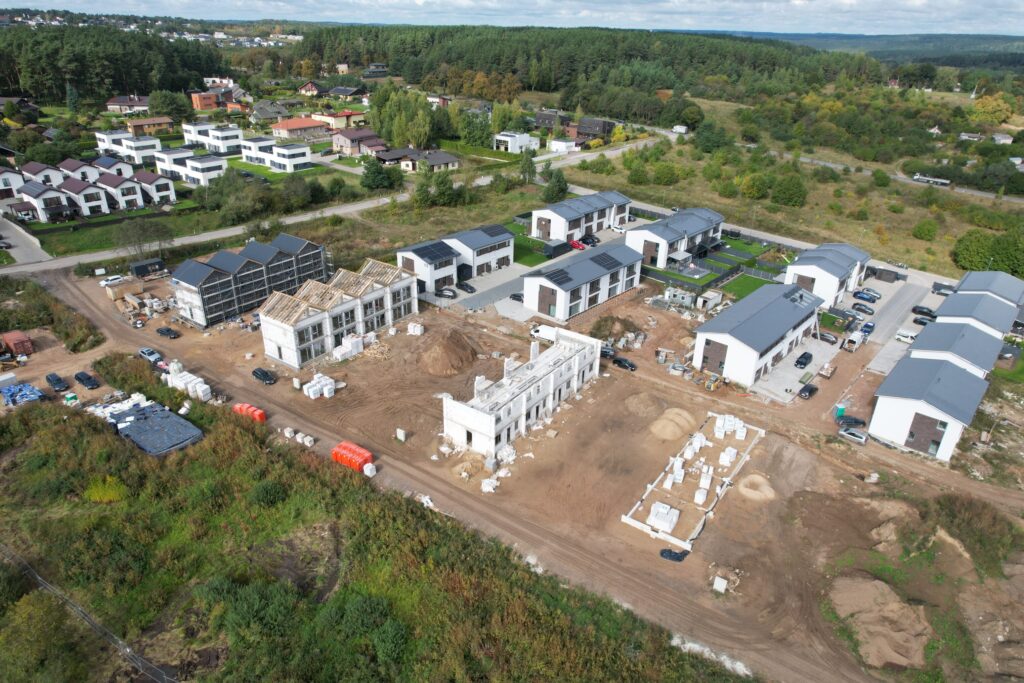 Jokūbo Šimkevičiaus g. kvartalas 2 etapas (Jokūbo Šimkevičiaus g. 10, 12) - Row housing - construction photos