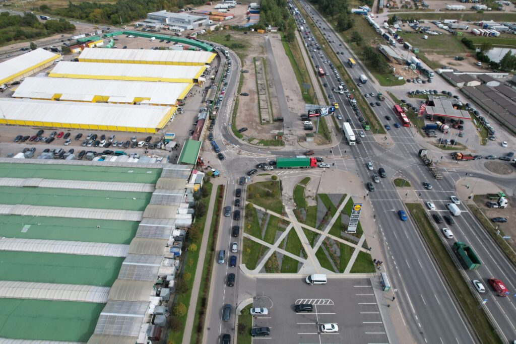Paneriškių gatvės atkarpa iki Gariūnų g (Paneriškių g.) - Bike path, Street - construction photos