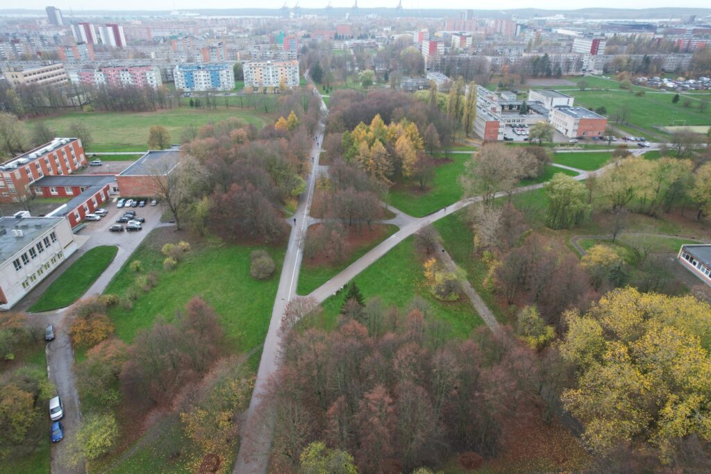 Neringos skveras (Šilutės pl.) - Square - construction photos