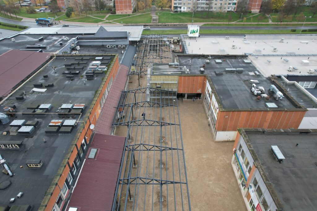 Vingio pasažas (I. Simonaitytės g.) - Kõnnitee - ehituse fotod