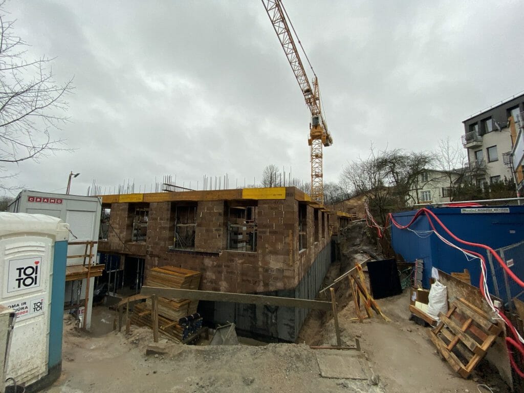 Andrum renesansas (Kreivasis skg. 4) - Multi apartment - construction photos