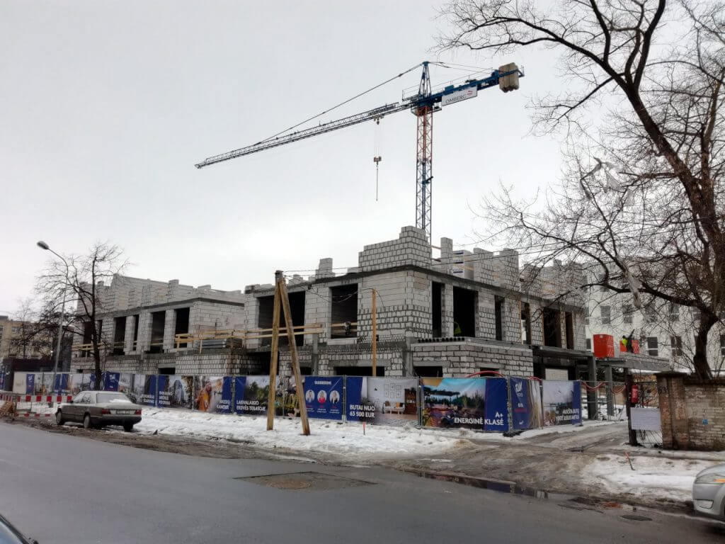 Flux records (Vytenio g. 63A) - Multi apartment - construction photos