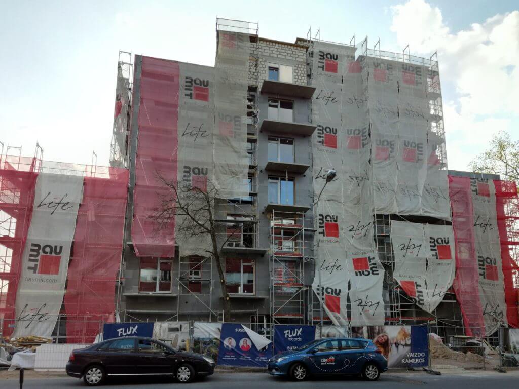 Flux records (Vytenio g. 63A) - Multi apartment - construction photos