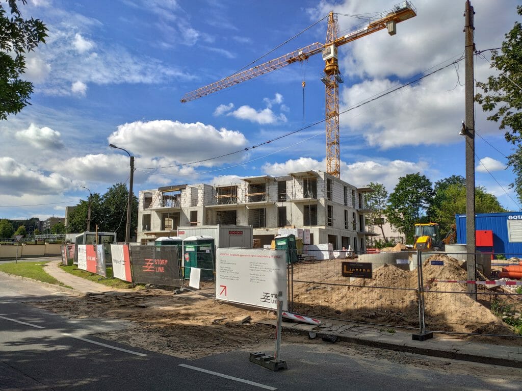 Storyline (Algirdo g. 85) - Multi apartment - construction photos