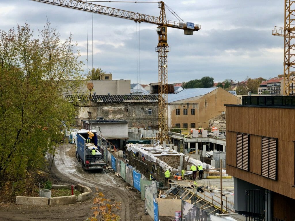 PAUPYS 7 etapas (Aukštaičių g. 19, Paupio g. 50) - Multi apartment - construction photos