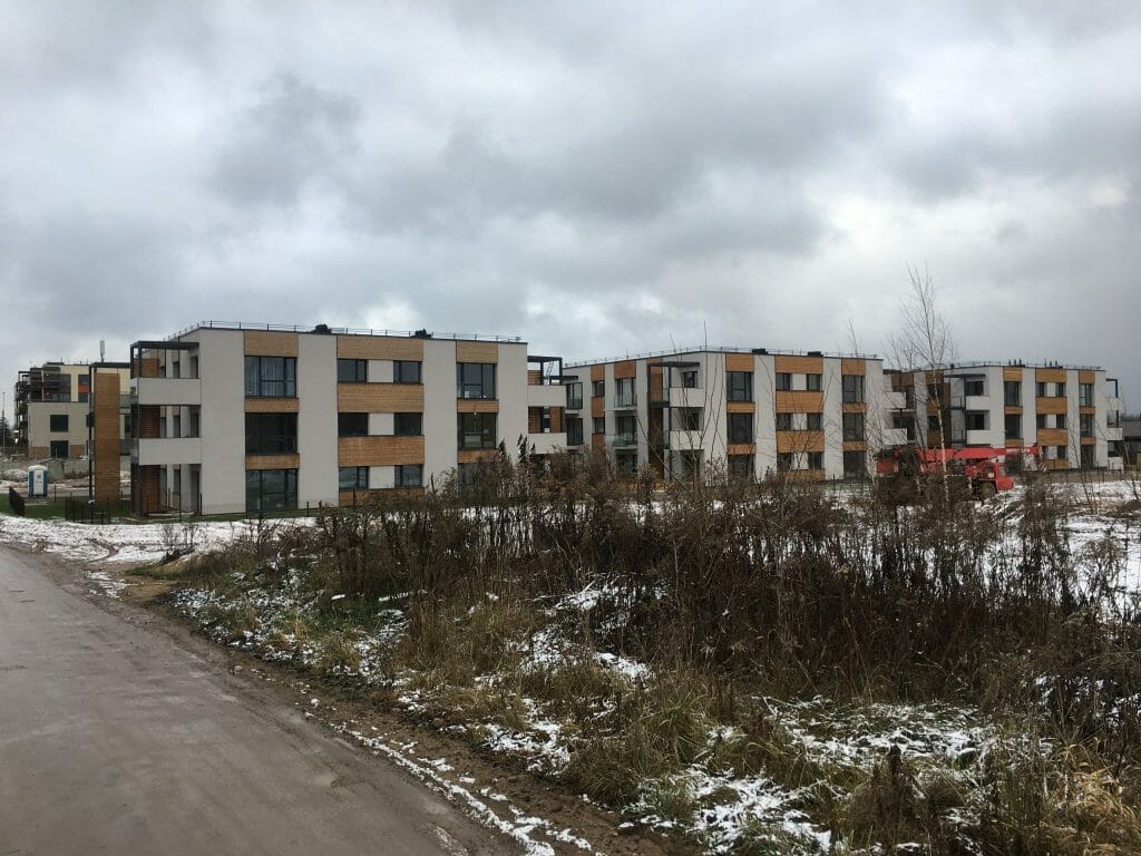 Antakalnio gintaras (Taurijos g.) - Multi apartment - construction photos