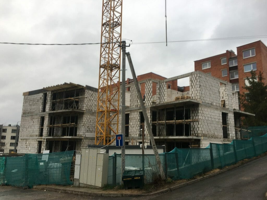 Sapieginės pušynai (Kanklių g. 6) - Daugiabutis - statybų nuotraukos