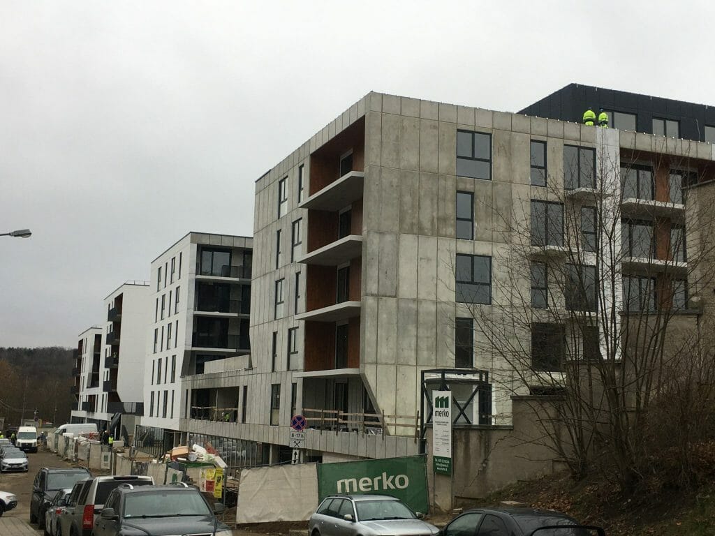 Vilnelės slėnis (Pakraščio g. 20) - Multi apartment - construction photos