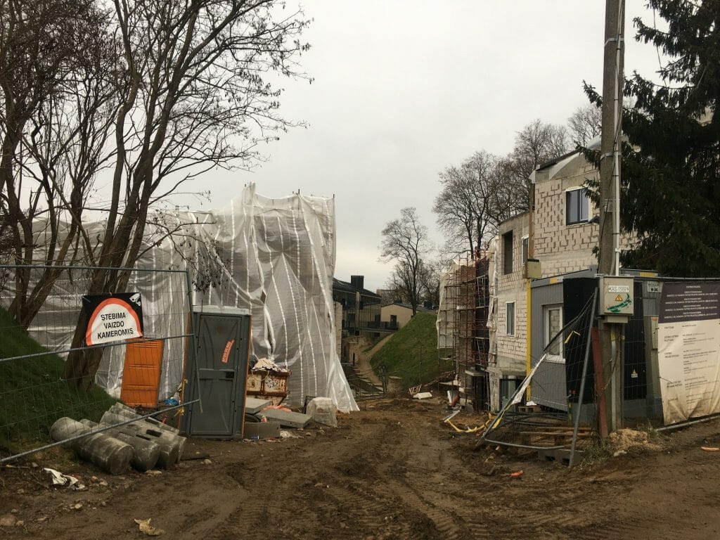 Markučių kalvos (Markučių g. 34, 34A, 36, 36A, 40) - Row housing - construction photos