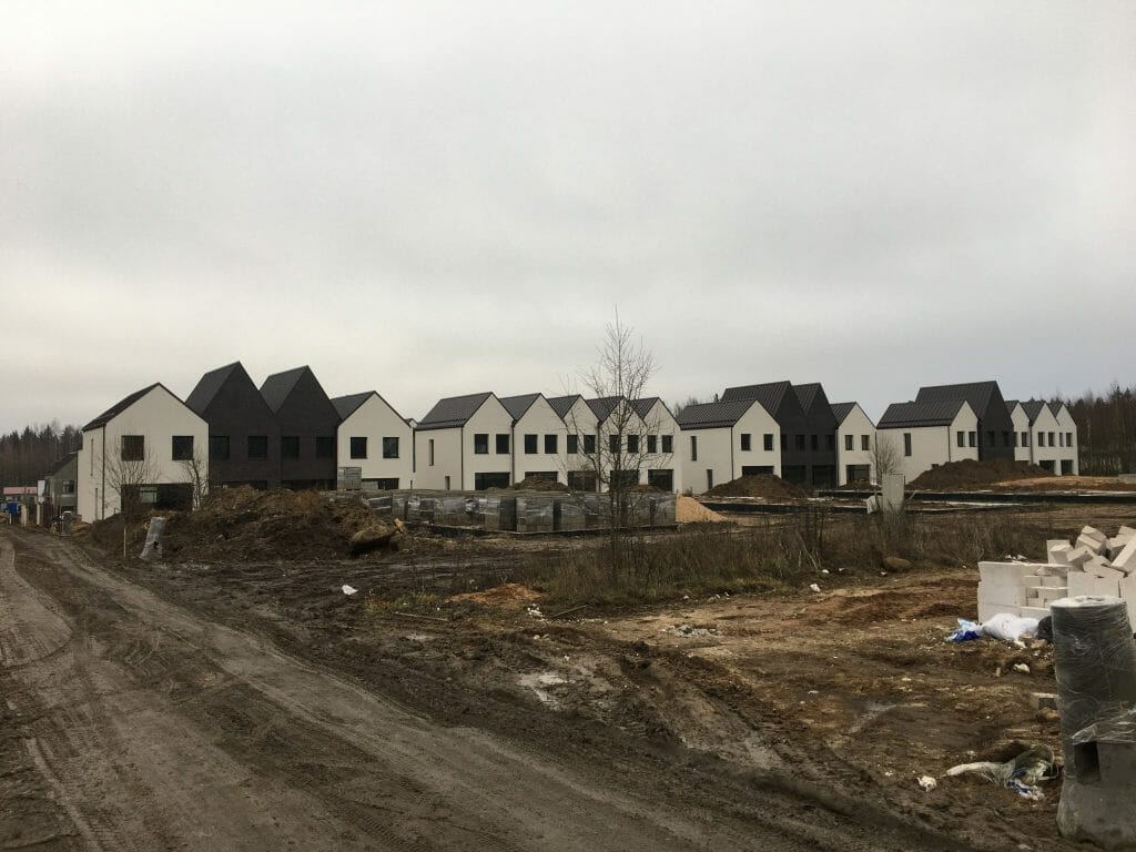 Pavilnio aura (Alfonso Lipniūno g. 9, 11, 15, 17, 19, 21, 23, 25, 27, 29, 31, 33, 35, 37) - Row housing - construction photos