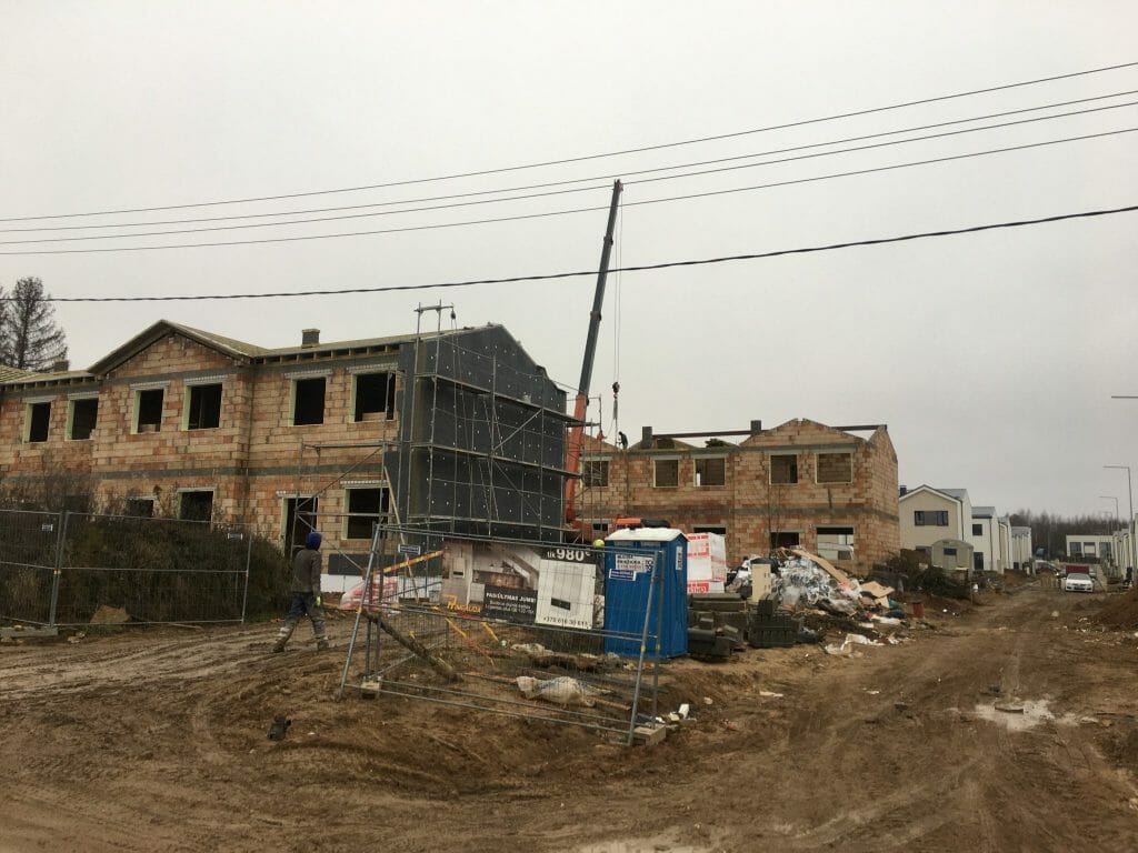 Pavilnio namai (P. P. Būčio g. 1, 2, 4, 5, 6, 7, 8, 9, 10, 11, 12, 13, 14, 16) - Row housing - construction photos