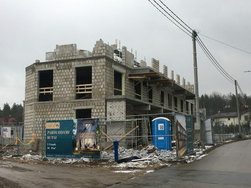Pylimėlių 38 (Pylimėlių g. 38) - Multi apartment - construction photos