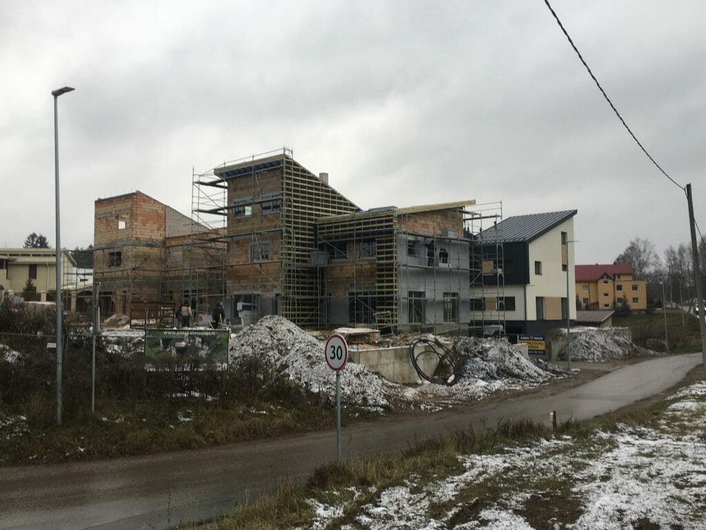 Antakalnio šilas (Pylimėlių g. 33) - Sublokuoti namai - statybų nuotraukos