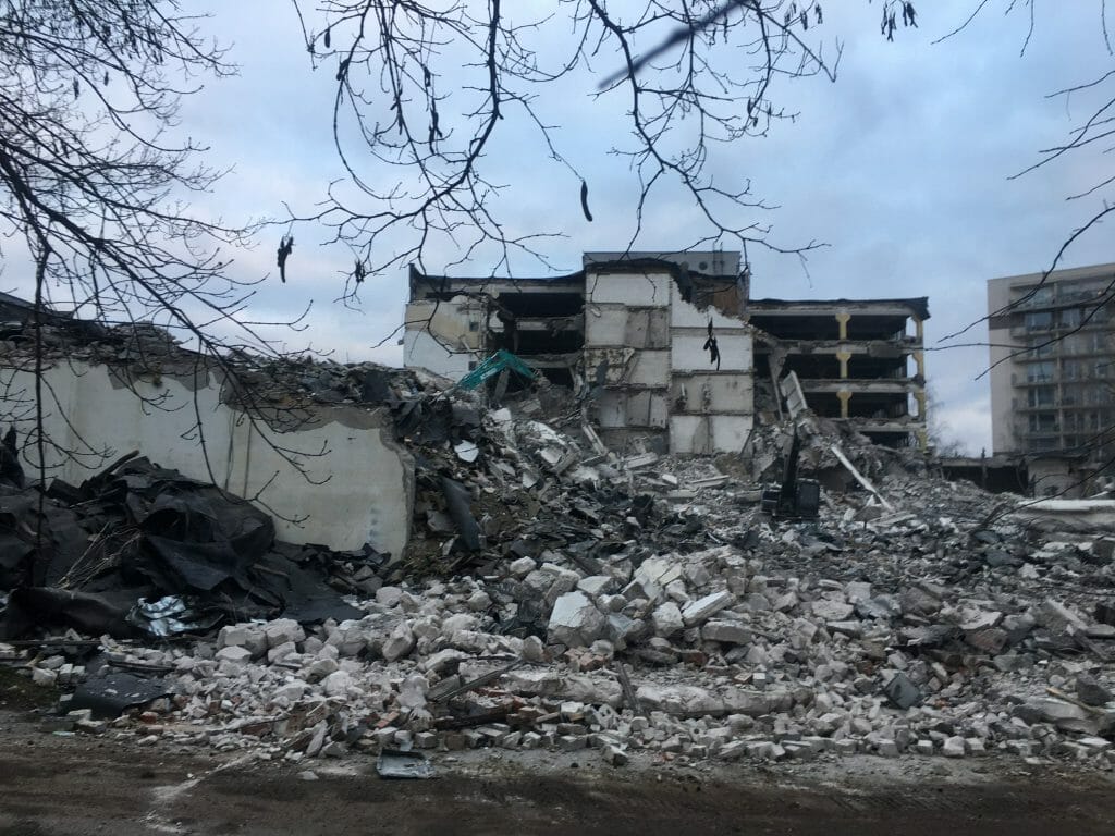 Verkių sodas 1 etapas (Verkių g. 39) - Multi apartment - construction photos