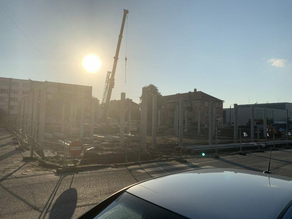 IKI Vaduvos g. (Vaduvos g. 4A) - Food store - construction photos