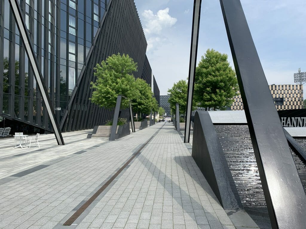 Business Stadium promenada (Rinktinės g. 3) - Square - construction photos