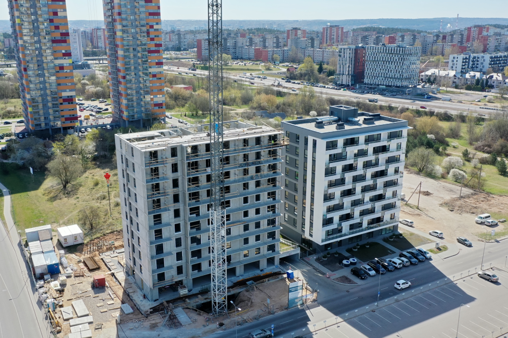 Horizon (Viršuliškių skg. 58) - Multi apartment - construction photos