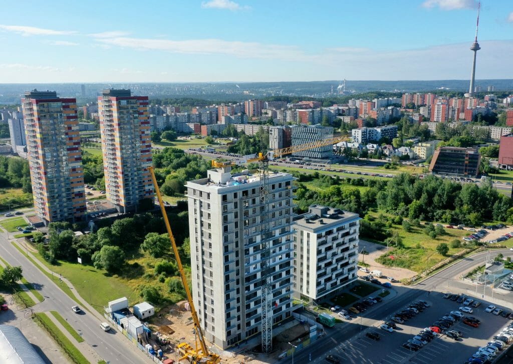 Horizon (Viršuliškių skg. 58) - Multi apartment - construction photos