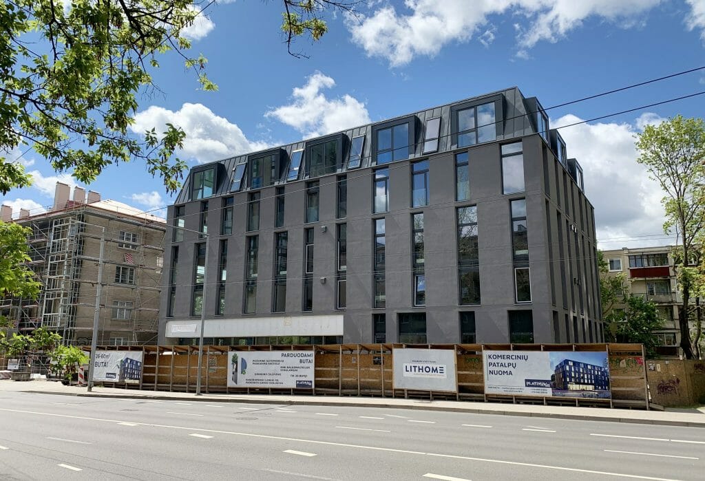 Platinum 48 (Antakalnio g. 48A) - Office center - construction photos