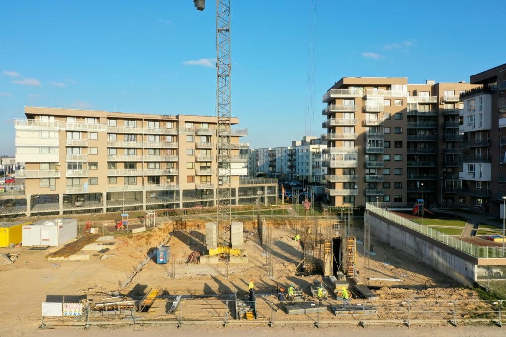 Altum 1 etapas (Karaliaučiaus g. 1) - Multi apartment - construction photos