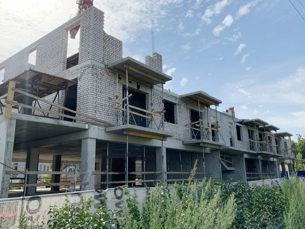 Šnipiškių perspektyvos (Šatrijos g. 1) - Multi apartment - construction photos