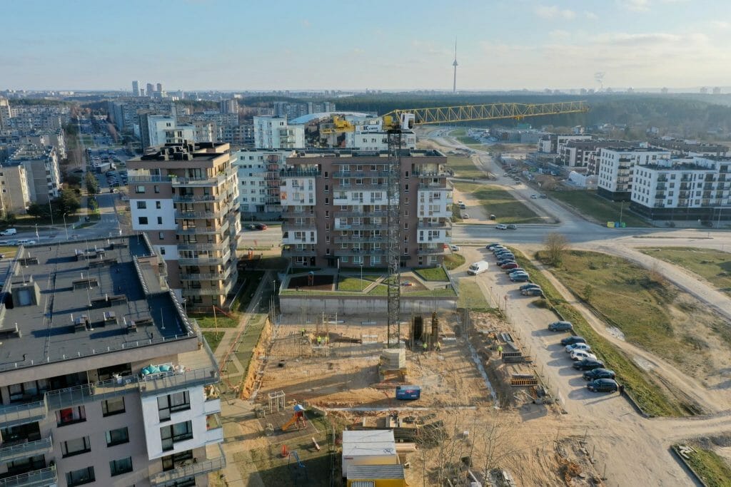 Altum 1 etapas (Karaliaučiaus g. 1) - Multi apartment - construction photos