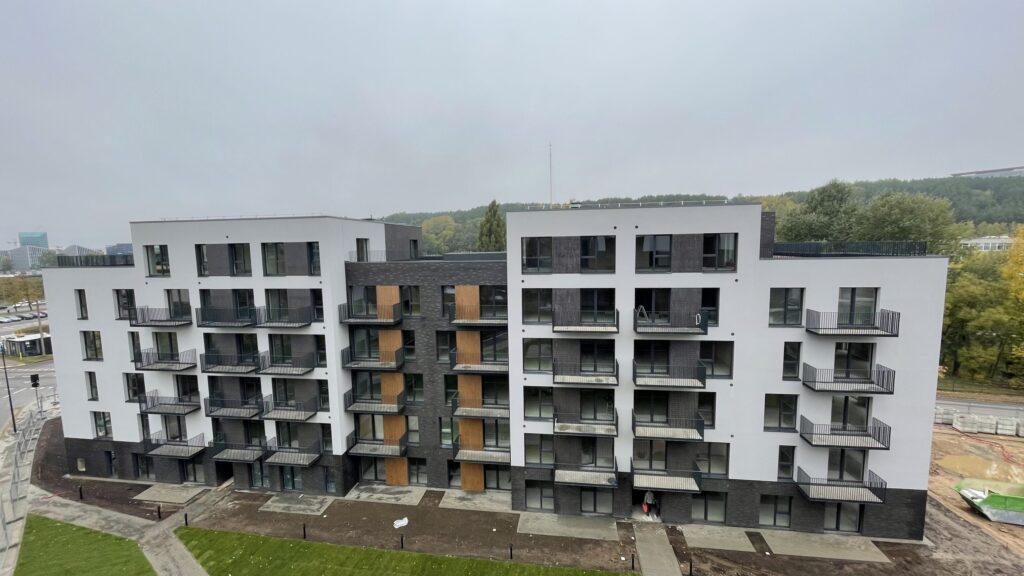 LINK TEN (Linkmenų g. 19) - Multi apartment - construction photos