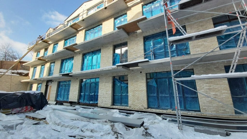 Vilniaus monmartras (Polocko g. 26) - Daudzdzīvokļu nams - būvdarbu attēli