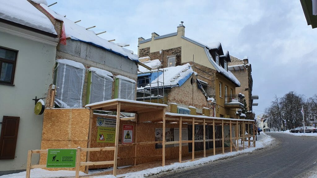 Užupio Mekas (Užupio g. 24) - Multi apartment, Non-food store - construction photos